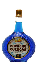 Blue liqueur curacao